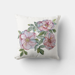 Schöne, realistische Rose. Kissen