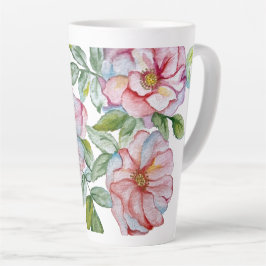 Schöne, realistische Rose. Milchtasse