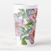 Schöne, realistische Rose. Milchtasse (Vorderseite)