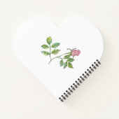 Schöne, realistische Rose. Notizblock (Rückseite)