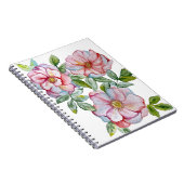 Schöne, realistische Rose. Notizblock (Rechte Seite)