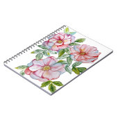 Schöne, realistische Rose. Notizblock (Linke Seite)