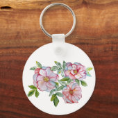 Schöne, realistische Rose. Schlüsselanhänger (Vorderseite)