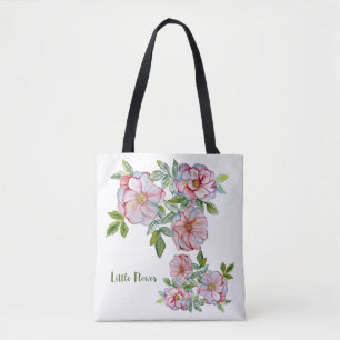 Schöne, realistische Rose. Tasche