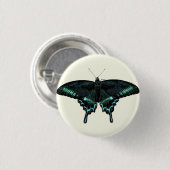 Schöne realistische Schmetterlinge Button (Vorne & Hinten)