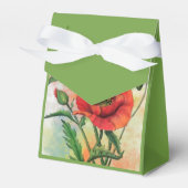 Schöne Red White Poppy Fevor Box Geschenkschachtel (Vorderseite)