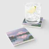 Schöne Reflections Grand Tetons Steinuntersetzer (Seitenansicht)