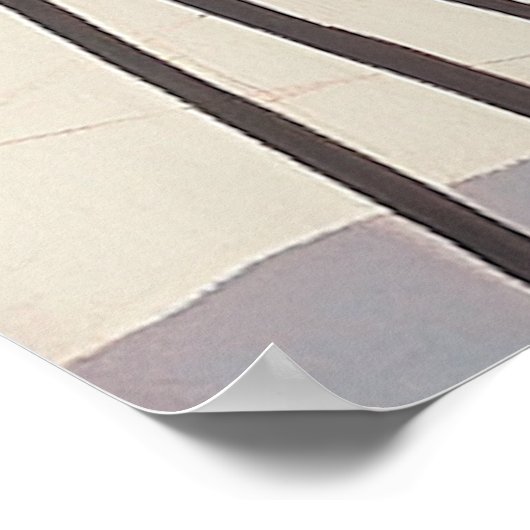 Schöne Reflektionen: Moderne Ballet Kunst Poster (Ecke)