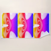 Schöne Regenbogen-Kunst Strandtuch (Vorderseite)