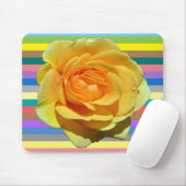 Schöne Regenbogen-Rose Mousepad (Mit Mouse)