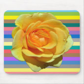 Schöne Regenbogen-Rose Mousepad (Vorne)