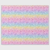Schöne Regenbogenfarbe nahtlos Gemustert Geschenkpapier (Flach)