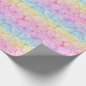 Schöne Regenbogenfarbe nahtlos Gemustert Geschenkpapier (Ecke)