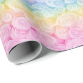 Schöne Regenbogenfarbe nahtlos Gemustert Geschenkpapier (Rolleneckpunkt)