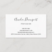 Schöne Regenbogenfarben Abstraktes Design Visitenkarte (Rückseite)