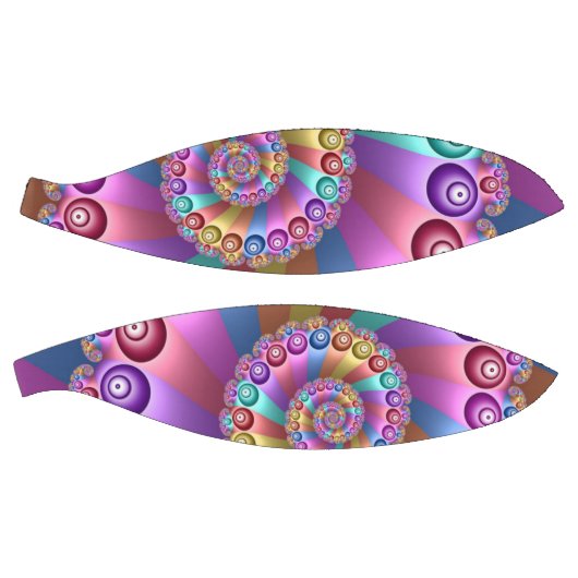 Schöne Regenbogenfarben Abstraktes Fraktal Kunst,  Basketball (Panele)