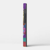 Schöne Regenbogenfarben Abstraktes Fraktal Kunst, Case-Mate iPhone Hülle (Rückseite / Links)