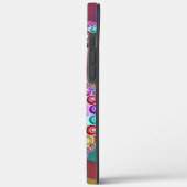 Schöne Regenbogenfarben Abstraktes Fraktal Kunst, Case-Mate iPhone Hülle (Rückseite / Links)