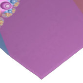 Schöne Regenbogenfarben Abstraktes Fraktal Kunst, Mittelgroßer Tischläufer (Ecke)