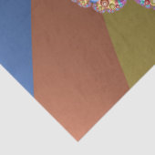 Schöne Regenbogenfarben Abstraktes Fraktal Kunst, Seidenpapier (Ausschnitt)