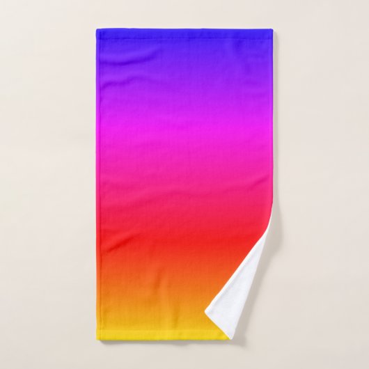 Schöne Regenbogenfarben Badhandtuch Set (Handtuch)