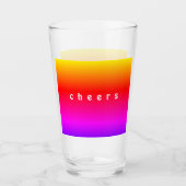 Schöne Regenbogenfarben - Chef Glas (Vorderseite)