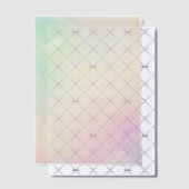 Schöne Regenbogenfarben in grünem Rosa Blau Pergament Einladungen (Versetzt (Einladung))