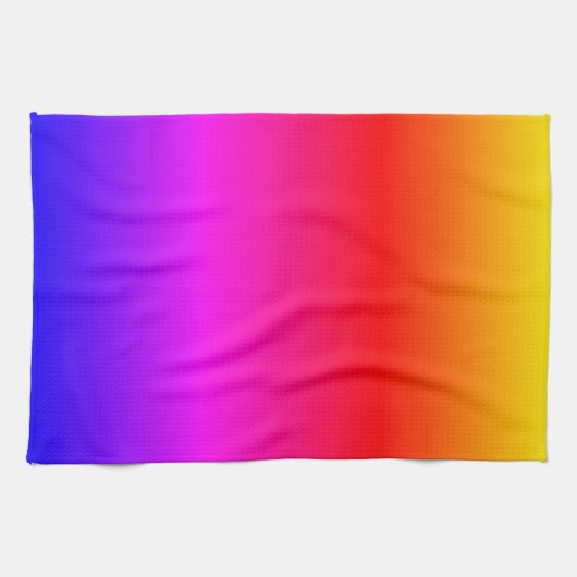 Schöne Regenbogenfarben - schön Geschirrtuch (Horizontal)