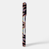 Schöne Regenbogenfarbene Bandverdrehungen Muster K Case-Mate iPhone Hülle (Rückseite / Rechts)
