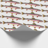 Schöne Regenbogenforelle für Männer und Frauen Geschenkpapier (Ecke)