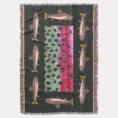 Schöne Regenbogenforellen Fischer Decke (Vorderseite Vertikal)