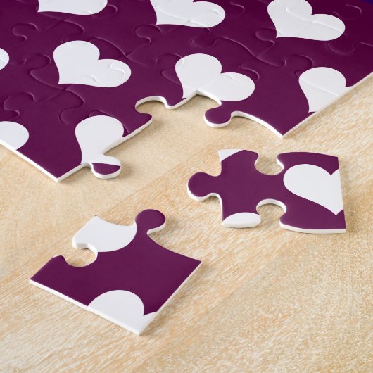 schöne Regenbogenherzen Puzzle (Seite)