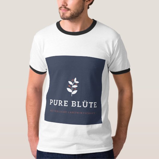 Schöne reine Blute Abbildung T-Shirt (Vorderseite)