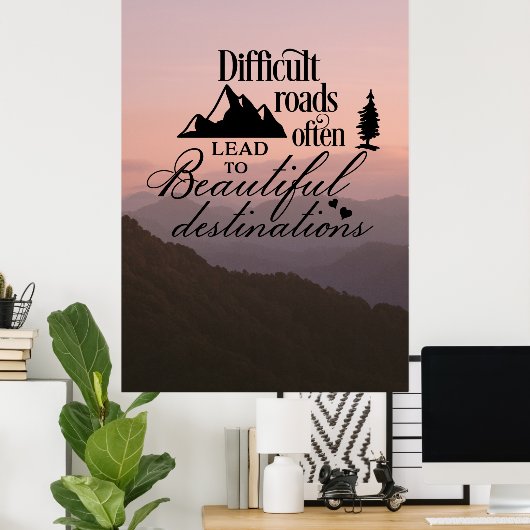 Schöne Reiseziele Poster (Heimbüro)