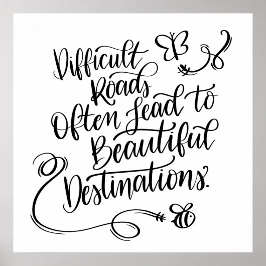 Schöne Reiseziele Poster (Vorne)