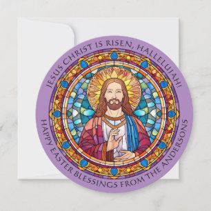 Schöne religiöse Auferstehung Christi Ostern  Feiertagskarte