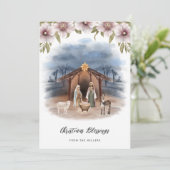 Schöne religiöse Christliche Weihnachten (Stehend Vorderseite)