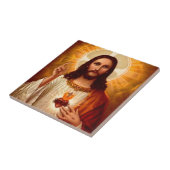 Schöne religiöse Heilige Herz Jesu Bild Fliese (Seite)