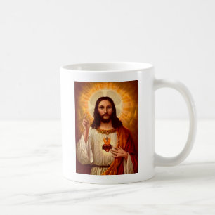 Schöne religiöse Heilige Herz Jesu Bild Kaffeetasse