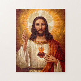 Schöne religiöse Heilige Herz Jesu Bild Puzzle