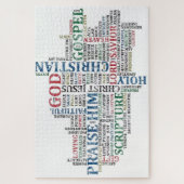 Schöne religiöse Word Art Puzzle (Vertikal)