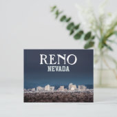 Schöne Reno Skyline Postkarte (Stehend Vorderseite)
