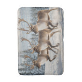 Schöne Rentier-Badmatte! Badematte (Vorderseite Vertikal)