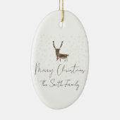 Schöne Rentierzauberei Keramik Ornament (Rechts)