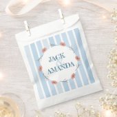 Schöne Retro Baby Blue Gastgeschenk Hochzeit Bags Geschenktütchen (Ausgeschnitten)