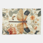 Schöne Retro-Dragonfly, Schmetterling Geschirrtuch (Horizontal)