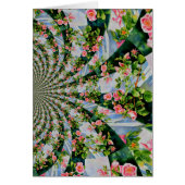 Schöne Retro-Rosa rote Rosen Aquarellblüte (Vorne)