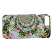 Schöne Retro-Rosa rote Rosen Aquarellblüte Case-Mate iPhone Hülle (Rückseite (Horizontal))