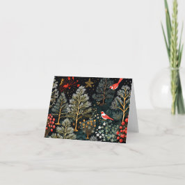 Schöne Retro Weihnachtskarte Feiertagskarte