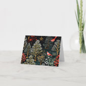 Schöne Retro Weihnachtskarte Feiertagskarte (Vorderseite)